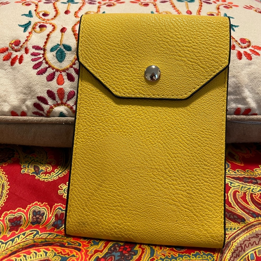 Leather - Yellow - Snap - Wallet